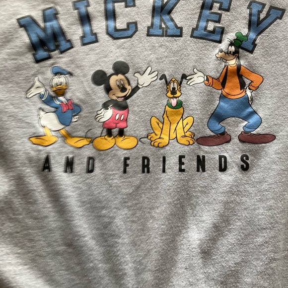 Disney Mickey and‎ Friends Heather Gray Tee - Picture 2 of 4